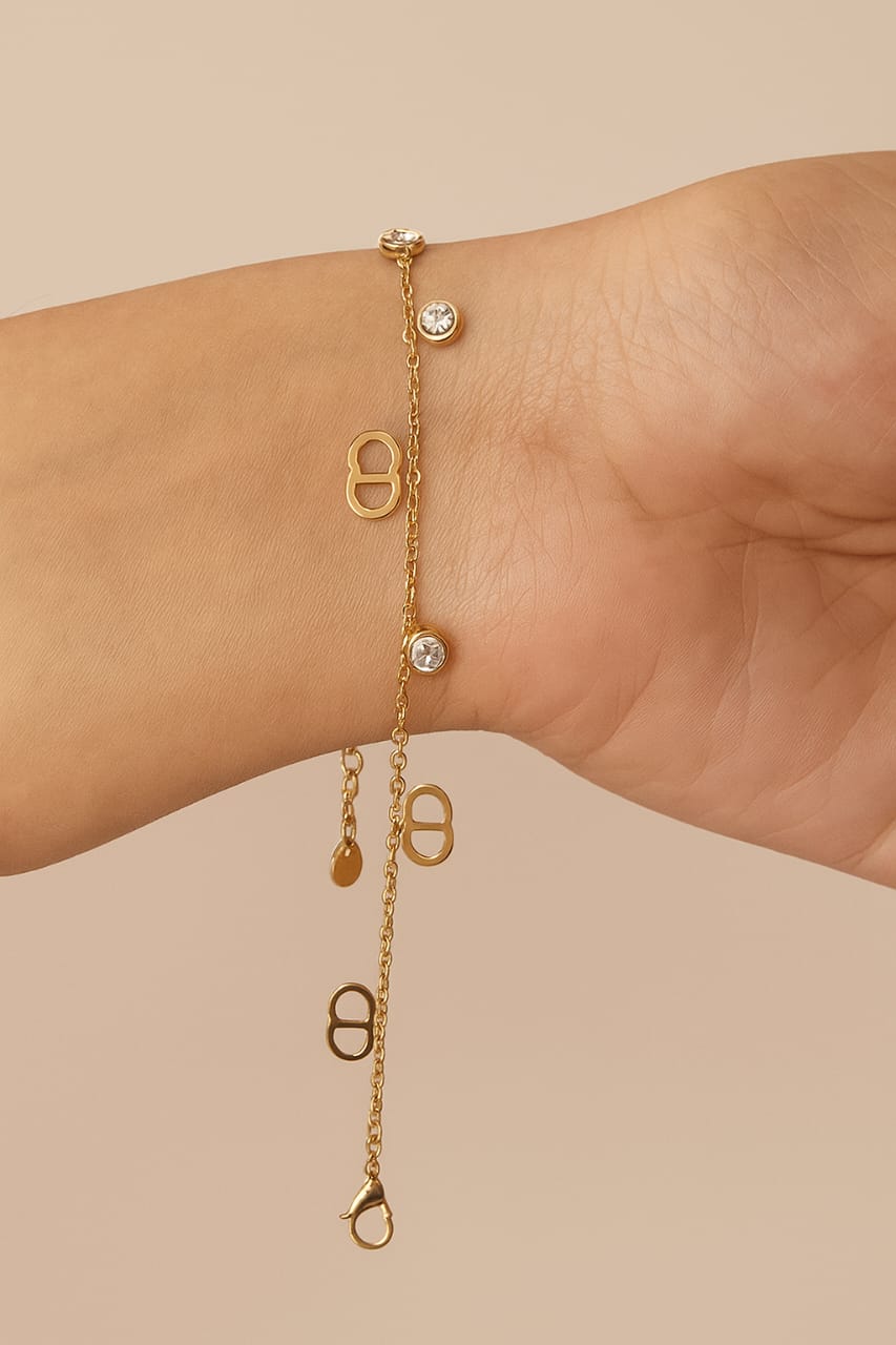 CD Chain Bracelet