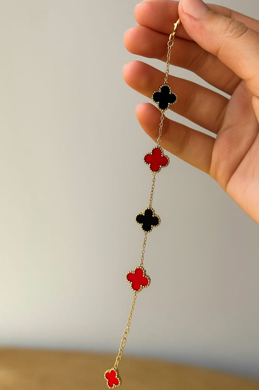 Clove Bracelet Black & Red/ Black/White