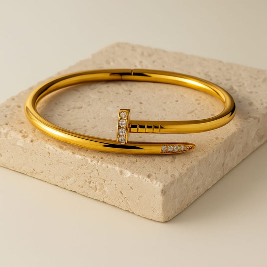 Nail-Stone Bracelet Anti tarnish